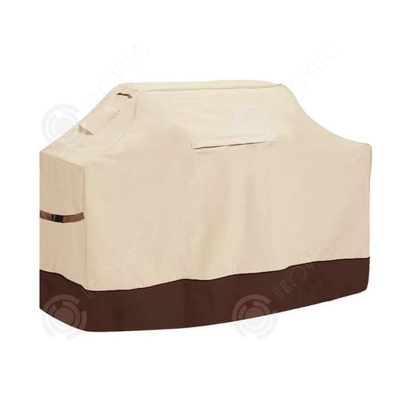 INN Skyddsöverdrag 58x24x44cm utomhusgrillskydd 600D oxfordtyg damm- och vattentätt skydd BBQ-överdrag