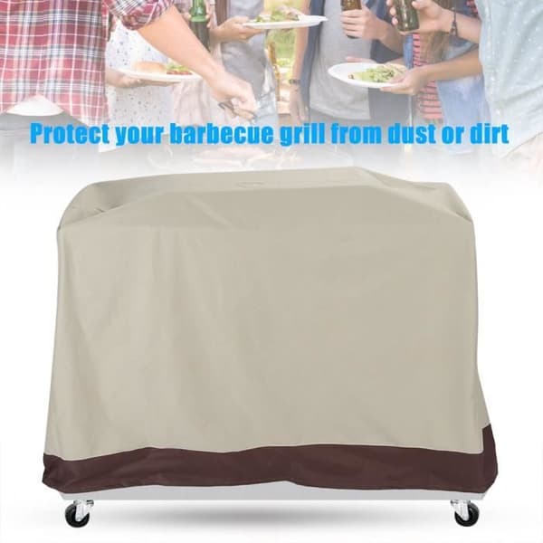 162*61*117cm Grillöverdrag BBQ Presenningskydd Grillöverdrag Anti-UV-Anti-vatten-Anti-fukt