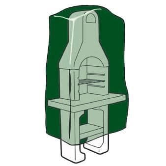 Skyddstäckning för grill - Ej specificerad - 253 cm - Polyeten 100 g/m² - Grön - 128 x 80 cm