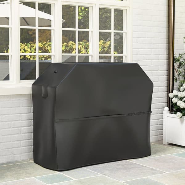 Grilli peite, 147x61x122 cm, Musta