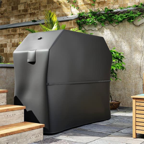 Grilli peite, 147x61x122 cm, Musta