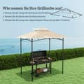 Miniatyrbillede 3 af 9: Udskiftningstag til Grill Pavillon, 1.5x2.4 m, Beige