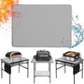 Miniatyrbillede 1 af 5: Lollanda Outdoor grill varmebeskyttelsesmåtte – varmebestandig og brandsikker, vandtæt og olieafvisende, beskyttelse til grillborde