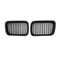 Miniatyrbillede 1 af 2: Frontkølergrill, ABS-materiale, letvægtsdesign,Matte Sort