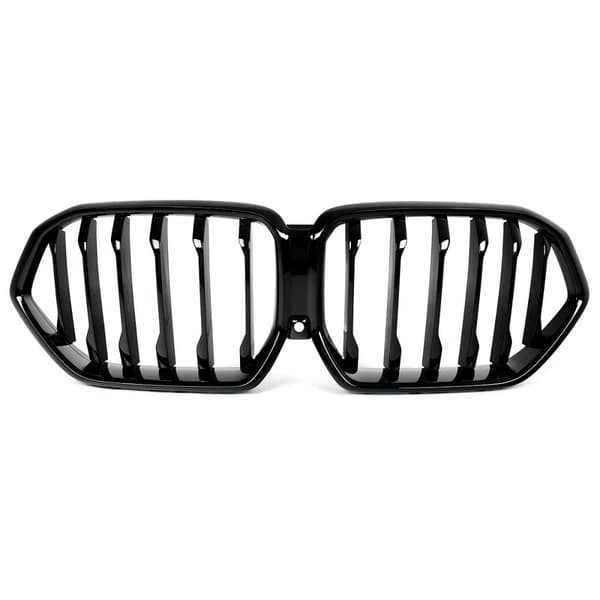 Framstötfångargrill, Högkvalitativ ABS-plast, Passar för BMW X6 G06 2024-och framåt,Glansig svart