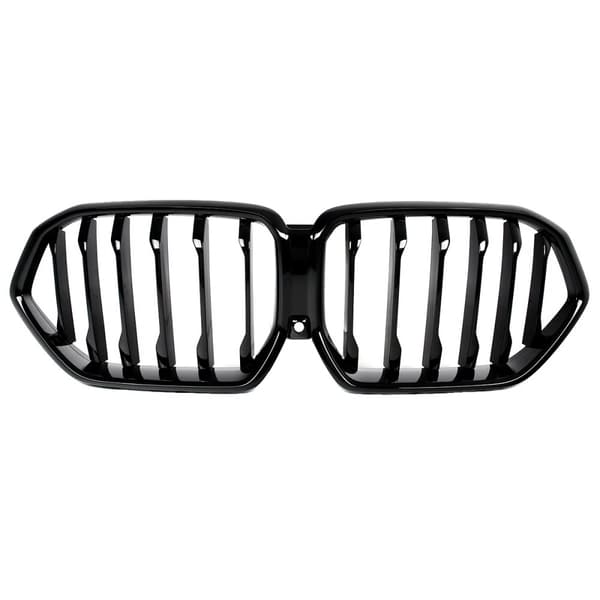 Framstötfångargrill, Högkvalitativ ABS-plast, Passar för BMW X6 G06 2024-och framåt,Glansig svart