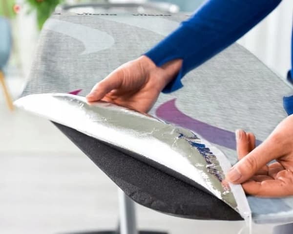 Vileda-taulun päällinen 130 cm x 45 cm harmaa
