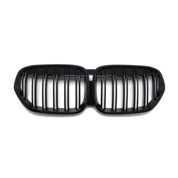 Framgrill, Dubbel Spalt Design, Kompatibel med X1 F48 F49, 2020-2022,1St Svart