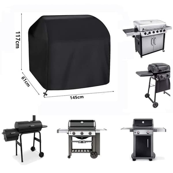 Grillskydd, Vattentät Täckning – 210D Oxford Tyg, UV-Skydd och Vattentålig ,145x61x117 cm