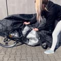 Miniatyrbild 4 av 5: Vattentätt XL-skydd för Grill, cykel, motorcykel, trädgårdsmöbler - Svart