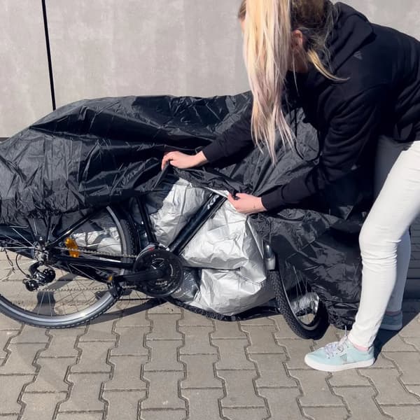 Vattentätt XL-skydd för Grill, cykel, motorcykel, trädgårdsmöbler - Svart