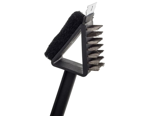 Grillborste / Stålborste till grill - Skrapa & Handtag