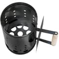 Miniatyrbillede 3 af 3: Grillstarter med varmeskjold - sort