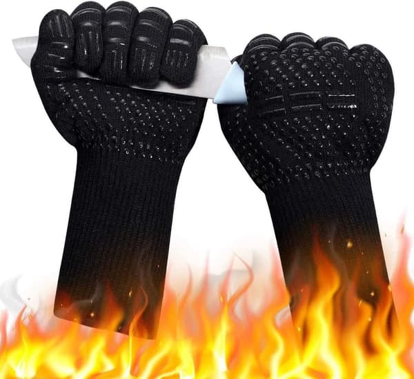 Grillikäsineet lämmönkestävät 800°C asti uunikäsineet