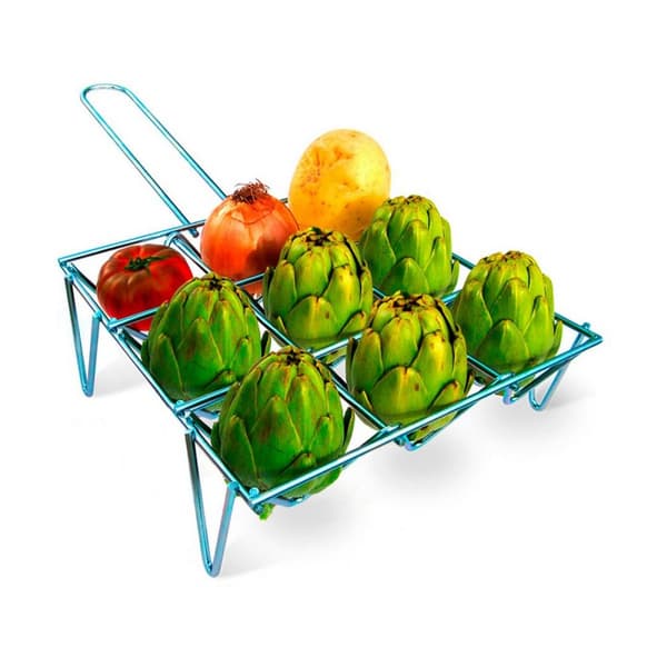 Grønnsaksgrill EDM 33,5 x 25 cm Metall Krom