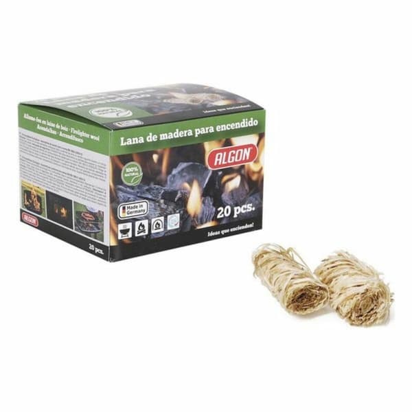 Vaxat trä för barbecue Algon (20 pcs)