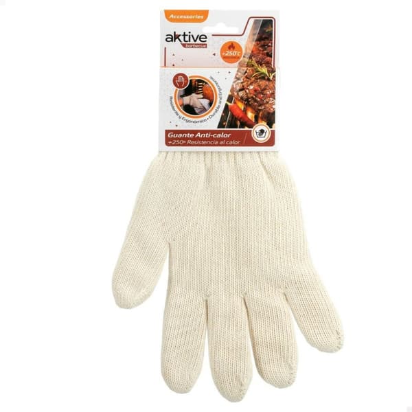 Barbecue glove Aktive 24 enheder Beige