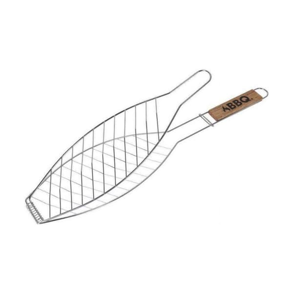 Grill for fisk Rustfritt stål (14 x 58 cm)