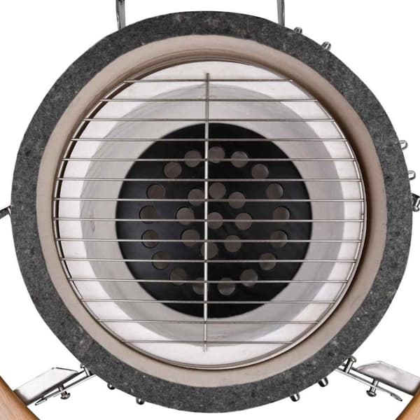 vidaXL Kamado Keraaminen Grilli/Savustin 44 cm