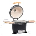 Pikkukuva 10 / 10: vidaXL Kamado Keraaminen Grilli/Savustin 44 cm