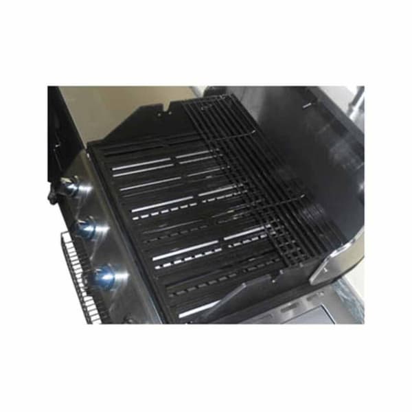 vidaXL gasgrill 4 + 1 grillzoner