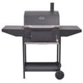 Miniatyrbillede 3 af 6: vidaXL BBQ smoker kul med bundhylde sort