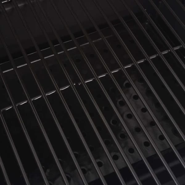 vidaXL BBQ smoker kul med bundhylde sort