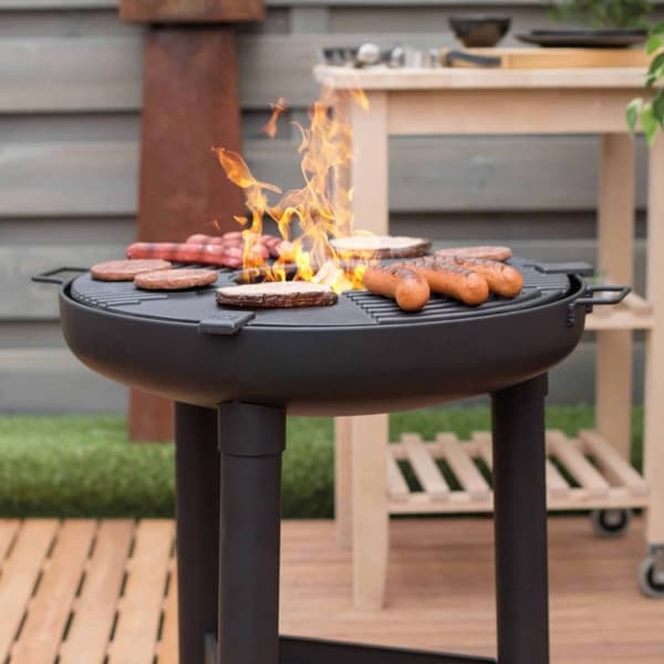 RedFire plancha-grill stål sort
