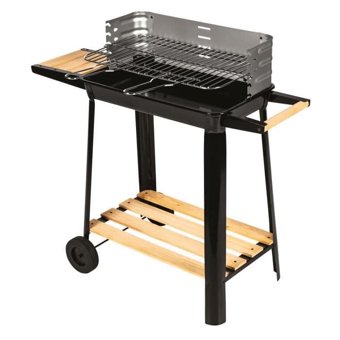 CALABRIA Kolgrill - Kromat stål - 84,5x42x78,5 cm