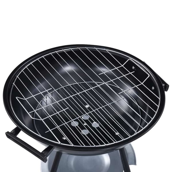 vidaXL transportabel kulgrill med hjul XXL 44 cm