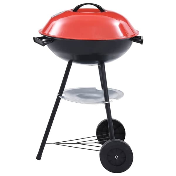 vidaXL transportabel kulgrill med hjul XXL 44 cm