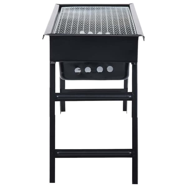 vidaXL bærbar campinggrill 60x22,5x33 cm stål
