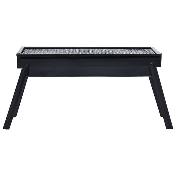 vidaXL bærbar campinggrill 60x22,5x33 cm stål