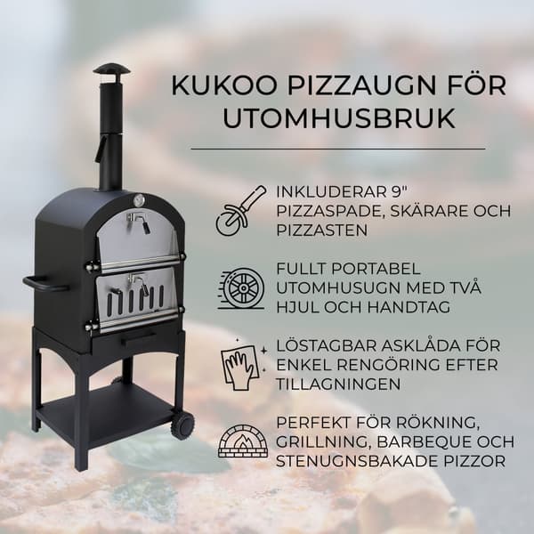 Udendørs Pizzaovn & Pizzasten og Pizzaspade | MonsterShop