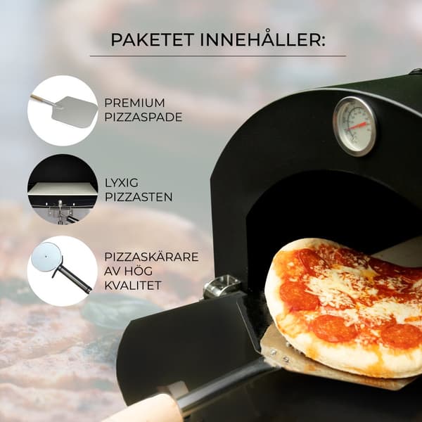 Udendørs Pizzaovn & Pizzasten og Pizzaspade | MonsterShop
