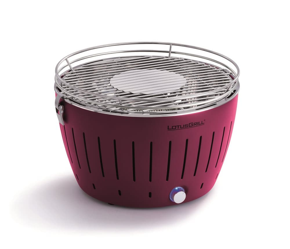 LotusGrill Rökfri Kolgrill 34 cm Lila