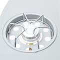 Miniatyrbild 10 av 10: vidaXL Gasolgrill 4+1 kokzoner silver
