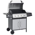 Miniatyrbillede 1 af 10: vidaXL gasgrill 4+1 grillzoner stål og rustfrit stål sort og sølvfarvet