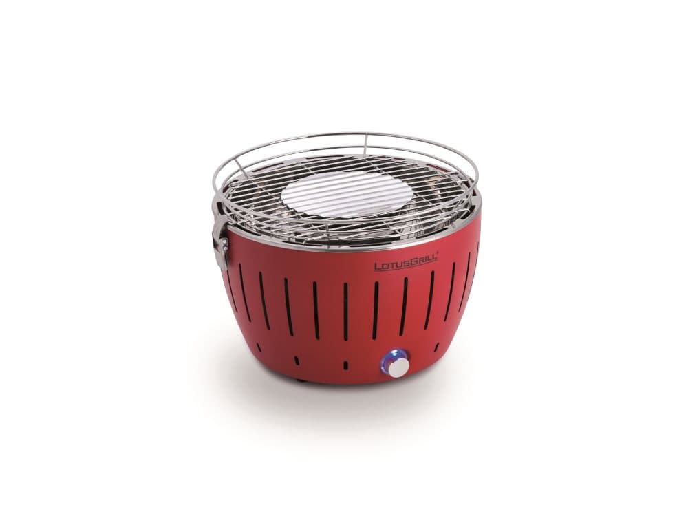 LotusGrill Rökfri Kolgrill S 28 cm Röd