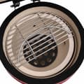 Pikkukuva 8 / 11: vidaXL Kamado 2-in-1 grilli/savustin keramiikka 56 cm punainen