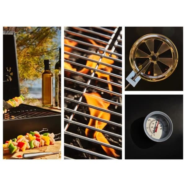 MIKE kolgrill - Tillagningsyta 71 x 35 cm