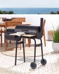 Miniatyrbillede 2 af 11: Smart grill med rygeovn sort