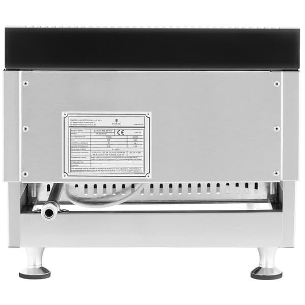 Royal Catering Stekbord - 35 x 40 cm - Slät - 3100 W - Propan/butan - 0,02 bar