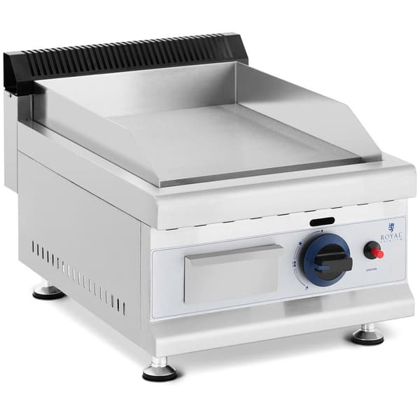 Royal Catering Stekbord - 35 x 40 cm - Slät - 3000 W - Propan/butan - 0,03 bar