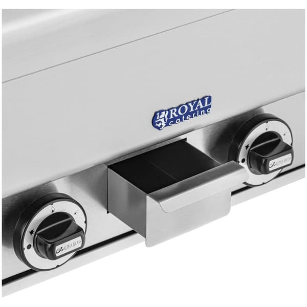 Royal Catering Lavastensgrill - 2 x 7200 W - 50 x 47 cm - 0 - 460 °C - Royal Catering