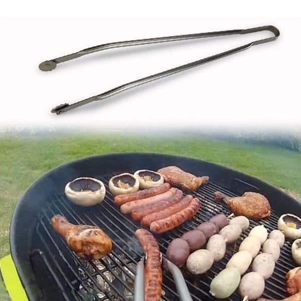 Magisk tång för grill att vända grillarna * Längd: 40 cm * Material: högkvalitativt rostfritt stål * Fransk uppfinning och
