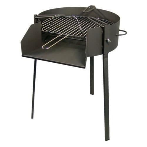 Rund Grill Med Paella Ställ