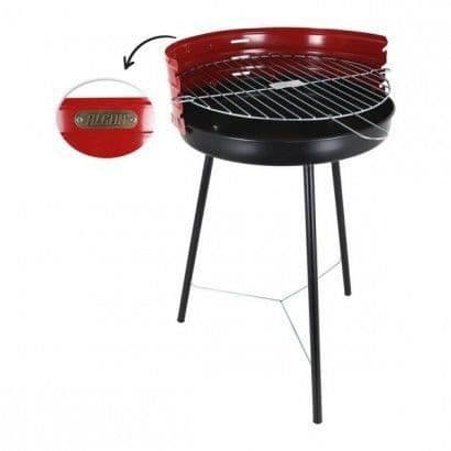 Algon Rund Röd Grill - storlek: Ø 42 cm