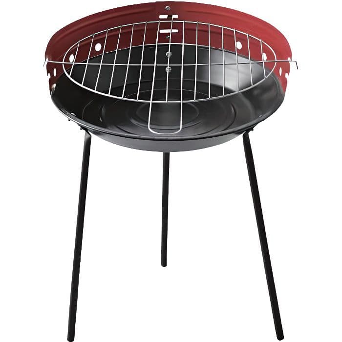 Grill 3 fot - Svart - Diameter 33 cm
