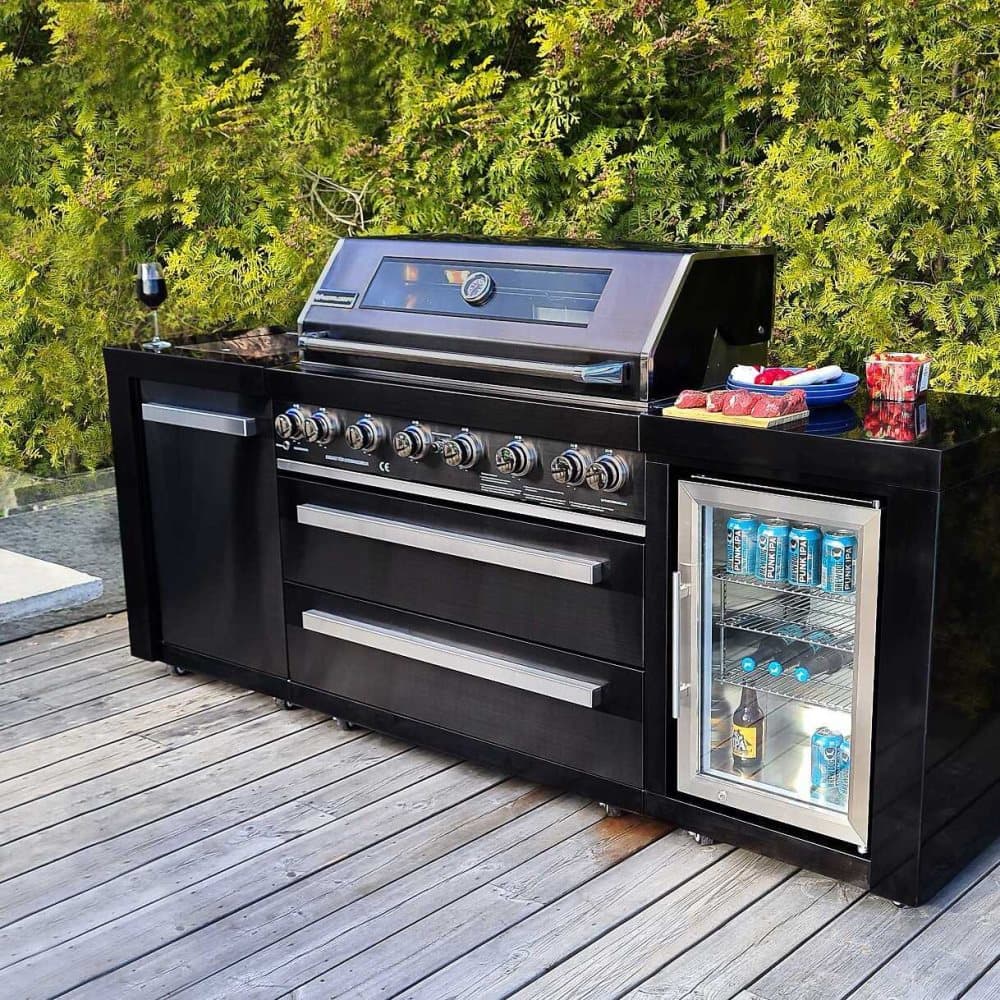 Stor lyxig gasolgrill med varmluftsfunktion - Austin Blackline